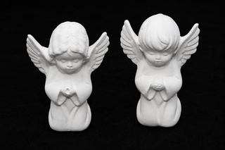 Angel Children Kneeling