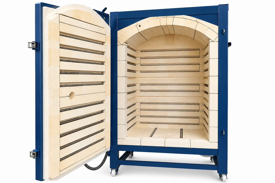 12 Cubic Foot Electric Front Load Kiln - Wide 340L