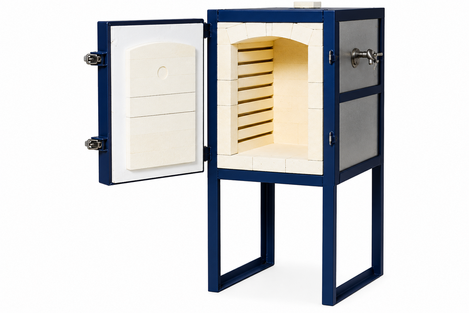 4 Cubic Foot Electric Front Load Kiln 100L