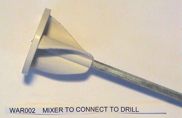 Mixer to Connect to Drill 60 mm