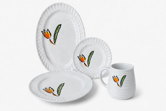 Tableware Setting - Fluted