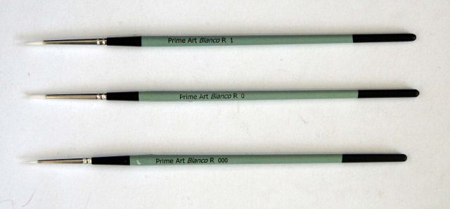 Bianco Taklon Round Brushes